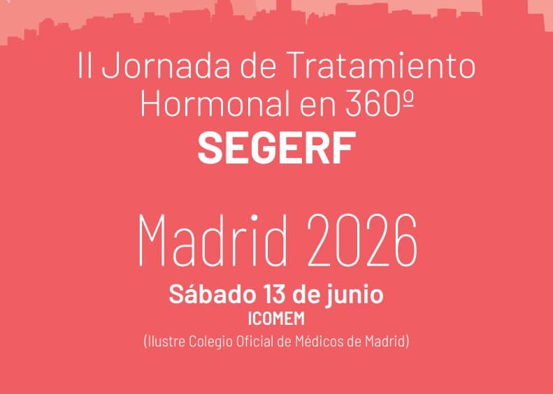 Banner SEGERF segunda jornada tratamientos hormonales